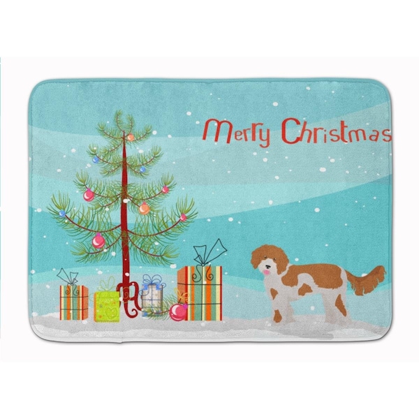 Carolines Treasures Cavapoo Christmas Tree Machine Washable Memory Foam Mat CK3812RUG - main